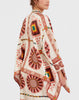 Casual Print Wide Leg Pants Loose Long Sleeve Shirt Two Piece Set