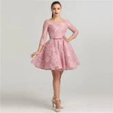 Lace Simple Short Cocktail Dress