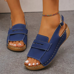 Chunky Platform Wedges Slipper Sandals Shoes