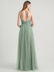 Evening Sleeveless A-Line Matte Satin Party Dresses