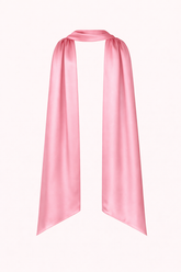 Satin Neck Scarf Candy Pink