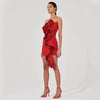 Elegant Sequins Decoration Hugging Nightclub Mini Dress