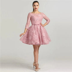 Lace Short Cocktail Party Dress