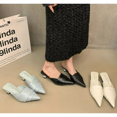 Elegant Design Thin Mid Heel