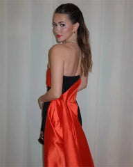 Elegant Party Luxury Customized Vestidos De Strapless Prom Maxi Dresses