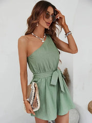 Casual Party Beach Sweet Retro Solid Color Streetwear Jumpsuit