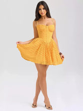 Elegant Sweetheart Neckline Open Shoulder Lace Sundress