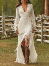 Sequins Bead Square Neck Flower Long Sleeves Tassel Design Evening Party Long Bodycon Dresses