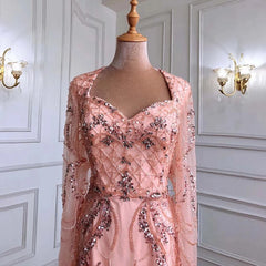 Beading Feathers Elegant Party Mermaid Cocktail Dress