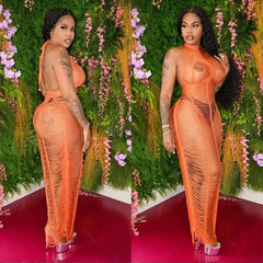 Draped Club Party Bodycon Dress