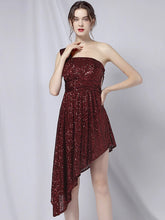 Luxury Elegant Backless Sequin Birthday Party Mini Dress