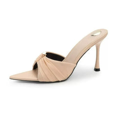 Slippers Open Toe Thin High Heel