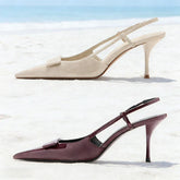 Pointed-Toe Slingback High Heel