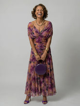 Women's Off Shoulder Flow Midi Dress