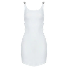Casual Spaghetti Strap Runway Mini Party Bodycon Dress