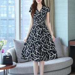 Plus Size Clothing Midi Casual Dress
