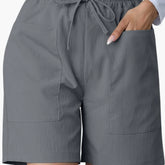 Women's High-Waisted Shorts with Wide Legs and Pockets