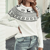 Women's cozy fair isle sweater