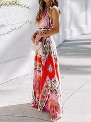Casual Printed Long Maxi Dress