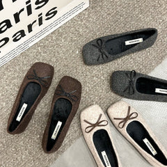 Shallow Female Soft Round Toe Ladies Flats With Shoes