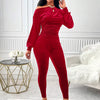 Elegant Asymmetrical Long Sleeve One-Shoulder Natural Waist Ankle Length