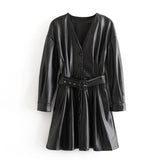 Streetwear Casual A Line Mini Dress