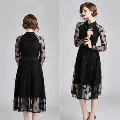 A Line Office Lady Party Dress