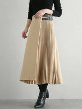 Long Skirt Cotton Polyester Bottoms