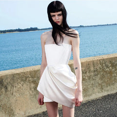 Strapless Sleeveless Nightout Club Bodycon Dress