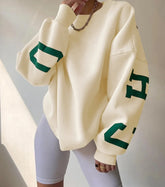 Women's fleece crewneck sweatshirt