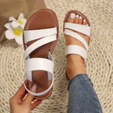 Women's Summer Casual Strap Flat Sandals