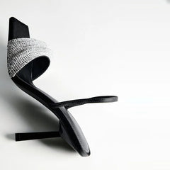 Rhinestone Decorated Slingback Heel
