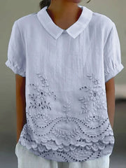 Women's Floral Embroidered Shirt