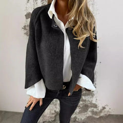 Women's long sleeve fuzzy cardigan