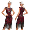 Vintage Flapper Big Round Neck Slip Annual Meeting Dress