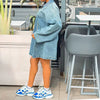 Casual Long Sleeve Pockets Turn-down Collar Front Zipper Denim Dress