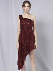 Luxury Elegant Backless Sequin Birthday Party Mini Dress