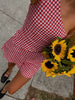 Casual Sleeveless One Shoulder Tank Tops And High Waist Shorts 2 Piece Outfits