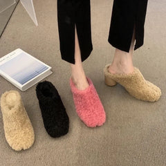 Fur Lambswool Heel