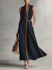 Women's Elegant Summer Wrap Maxi Dress