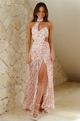 Wildflower Bloom Maxi Dress Pink