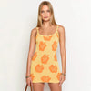 Casual Flower Print Sling Backless High Waist Slim Short Mini Dresses