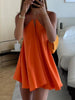 Elegant Sleeveless Hollow Out Backless High Street Lady Party Off Shoulder Dresses