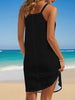 Casual A-LINE Knitting Sleeveless Print Medium Stretch Mini Dress