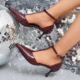 Slimming T-shaped Pumps Thick Heel