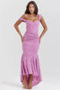 Elegant Sleeveless Strapless Ruched Off-shoulder Backless Bodycon Evening Maxi Dress