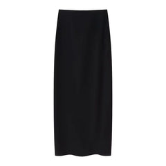 Casual Halter Crop Top Long Ruched Tight Pencil Skirt And Top Two Piece Set