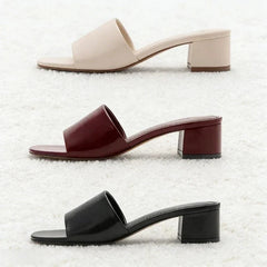 Designer Chunky High Heel