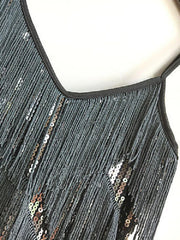 Style Outfits Great Fringe Sequins Retro Party Dress