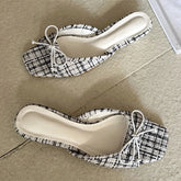 Cotton Fabric Design Kitten Heel